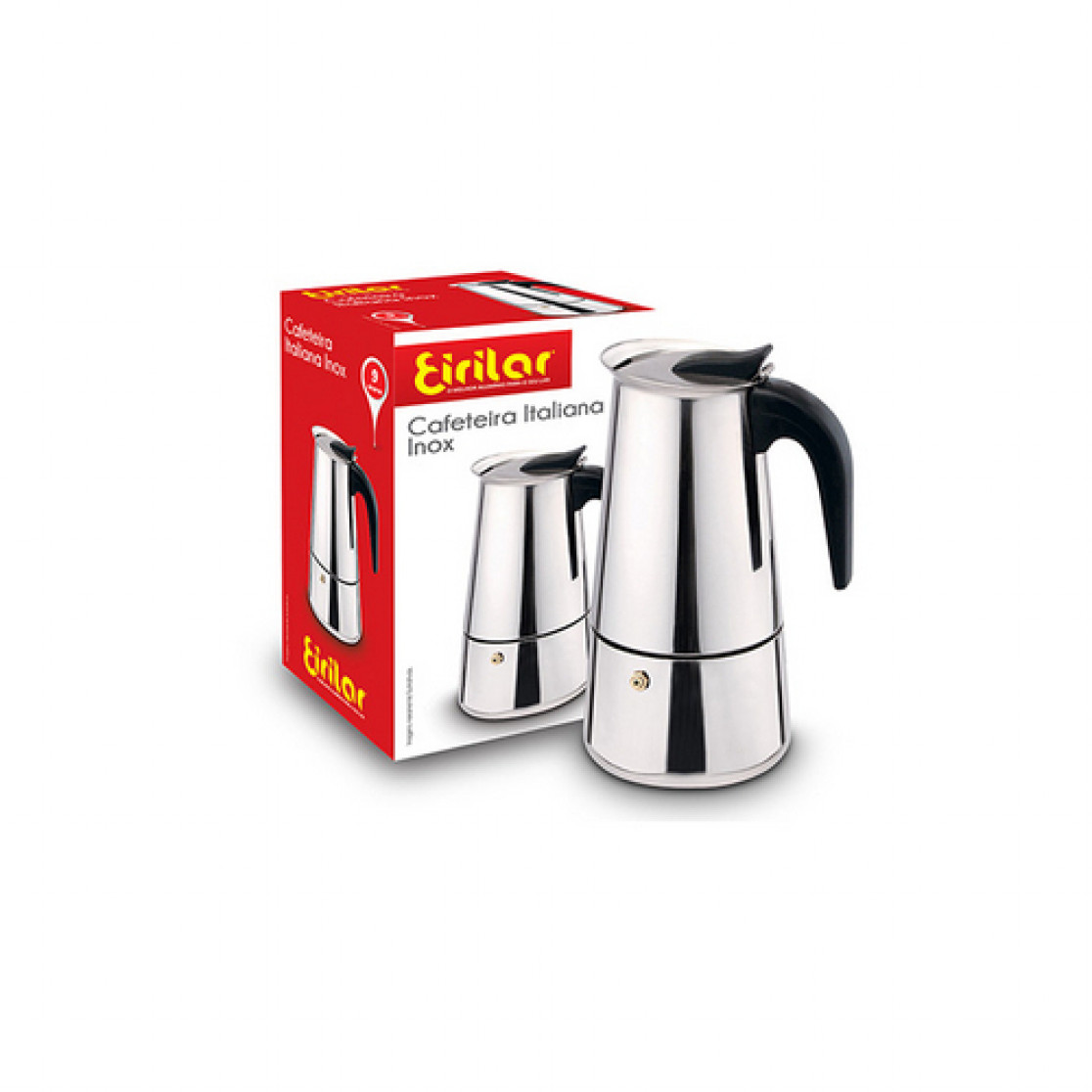 Cafeteira Italiana Inox 9 Xícaras - Eirilar