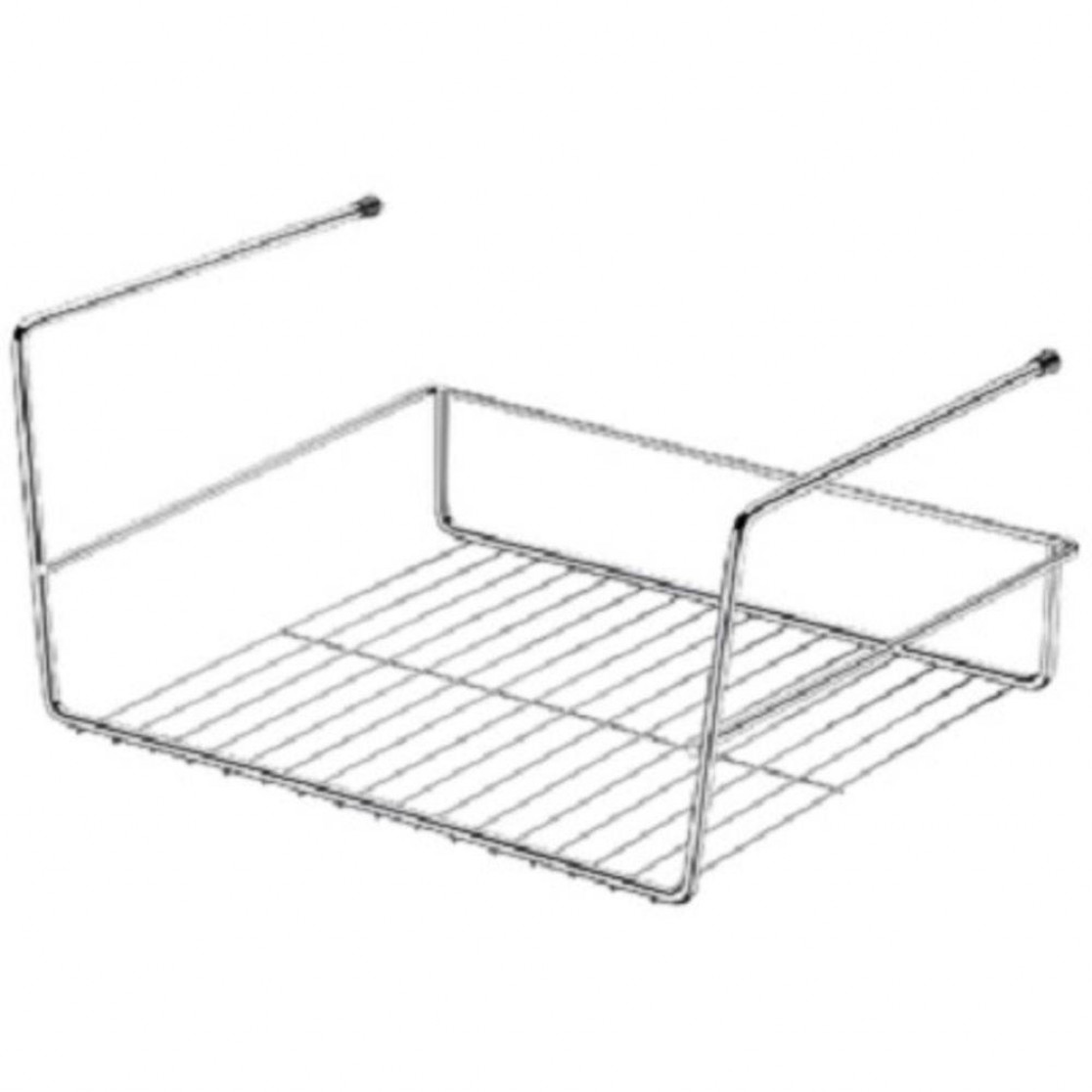 Suporte Organizador De Armario Prateleira Para Pratos E Loucas Gavetex Grande 35 Cm Cromado