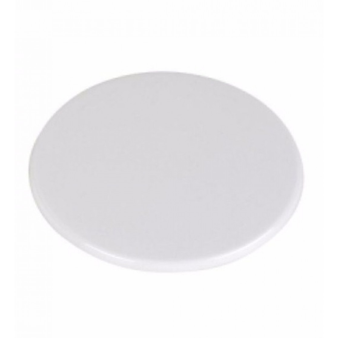 Placa de Polietileno Redonda 200x8mm Branca