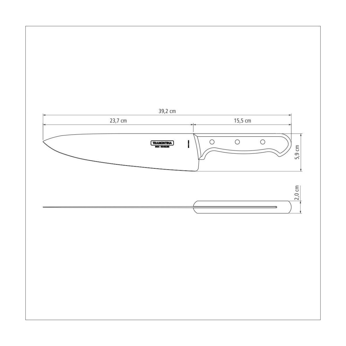 Faca Tramontina para Carne 10