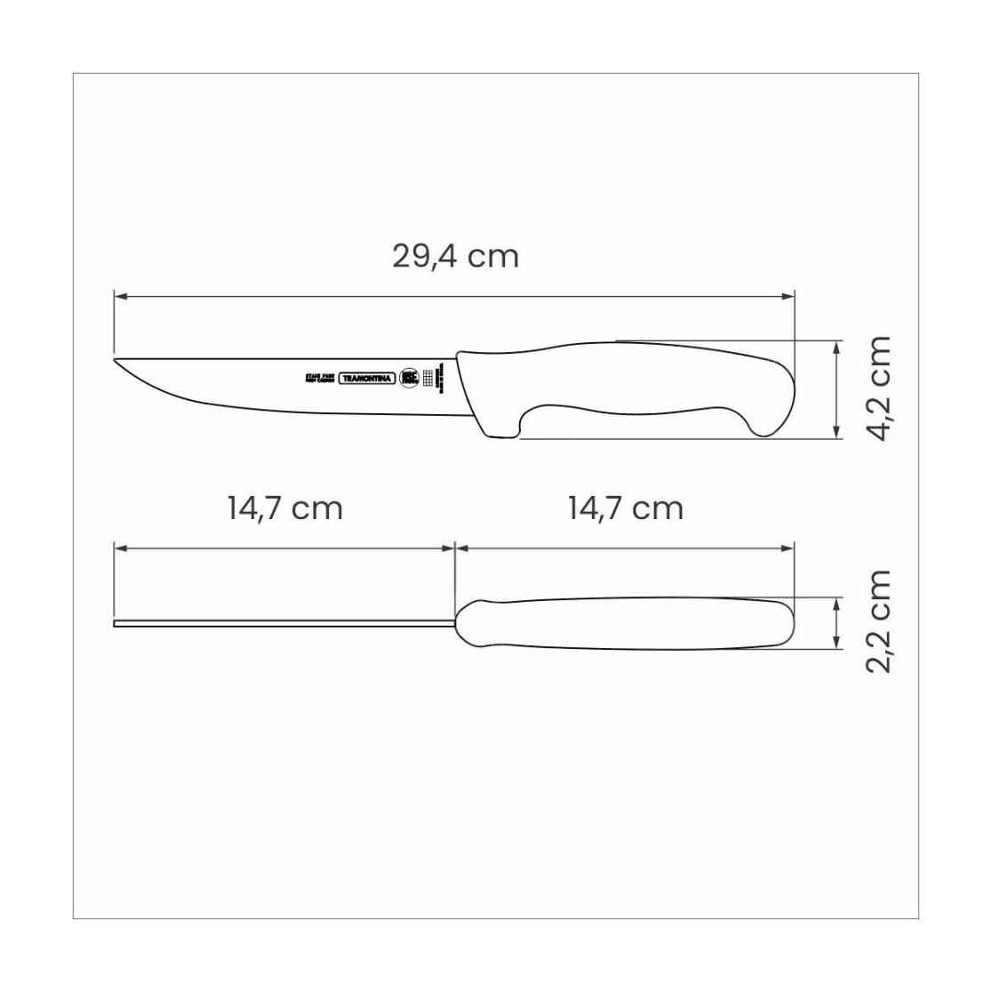 Faca para desossar 6"