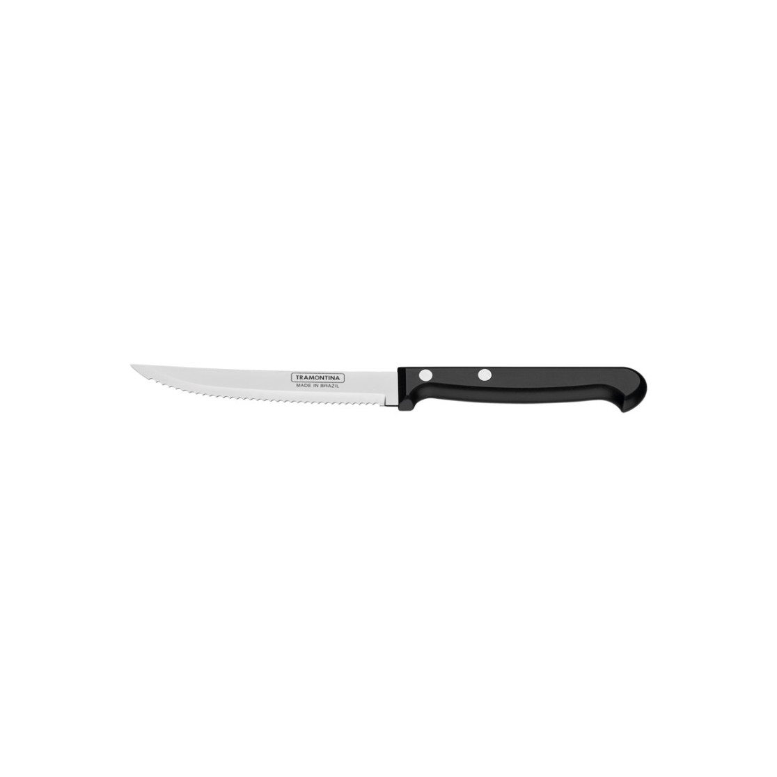 Faca para Churrasco e Frutas Tramontina Ultracorte com Lamina em Aço Inox e Cabo de Polipropileno Preto 5