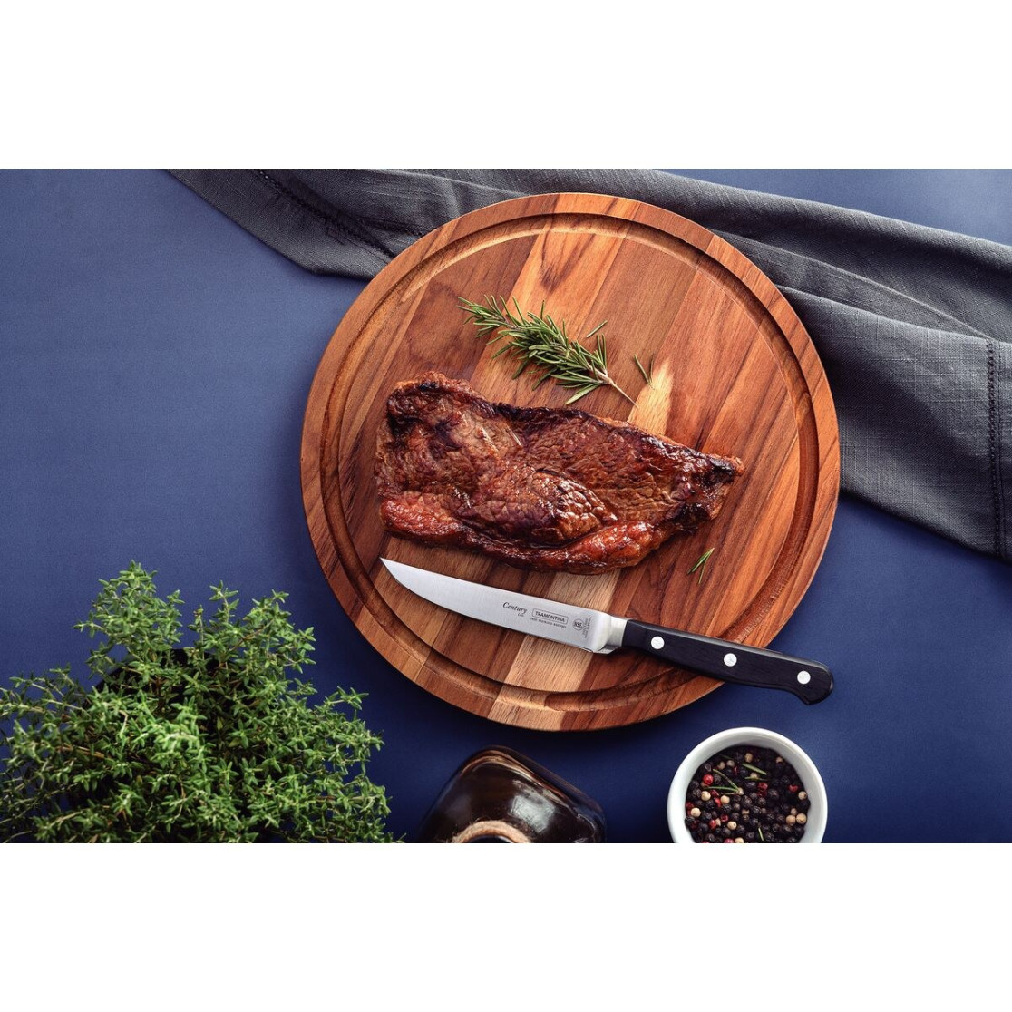 Faca para Churrasco e Frutas Tramontina Century com Lâmina de Aço Inox e Cabo em Policarbonato 5