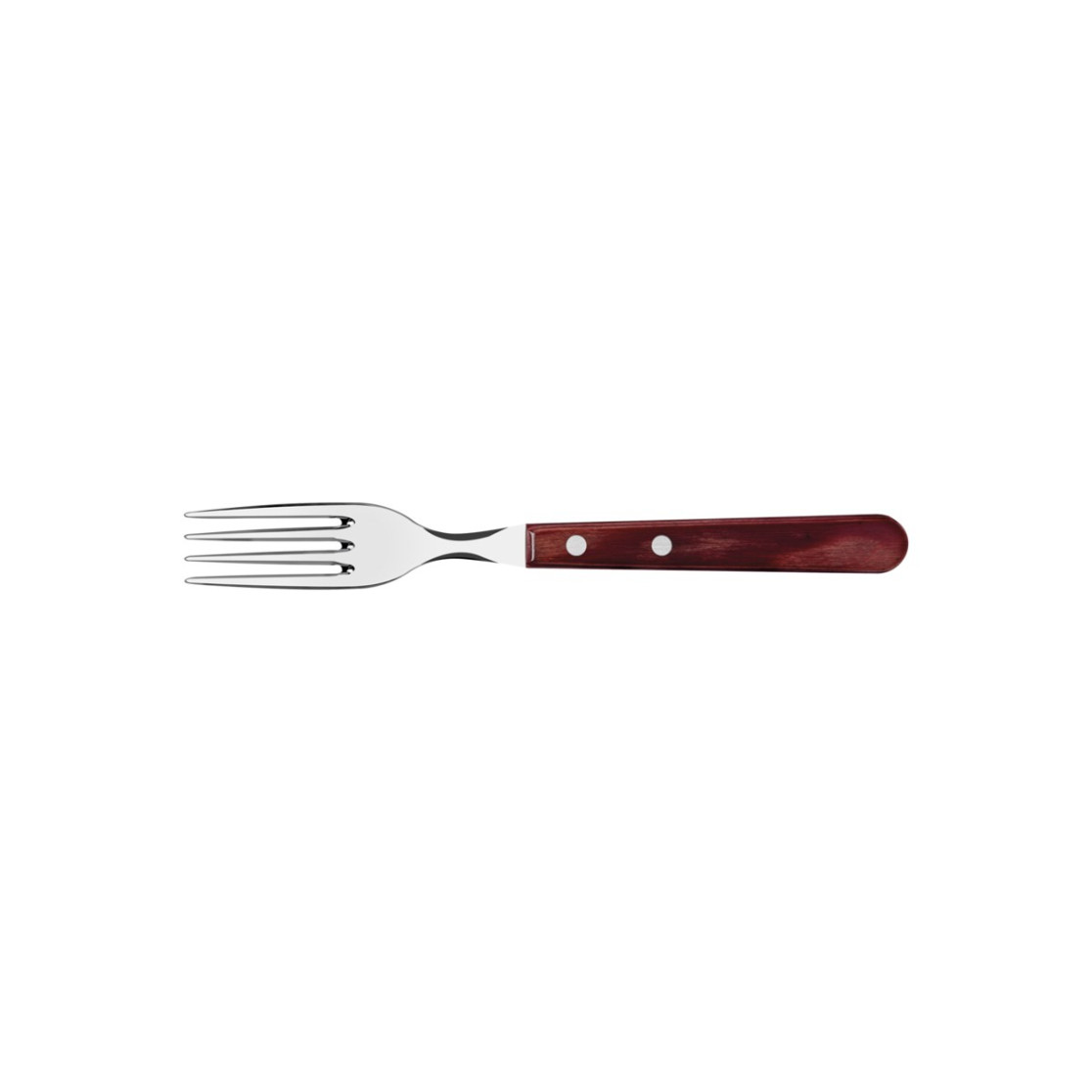 Garfo Jumbo Tramontina com Lamina em Aço Inox e Cabo em Madeira Polywood Vermelho