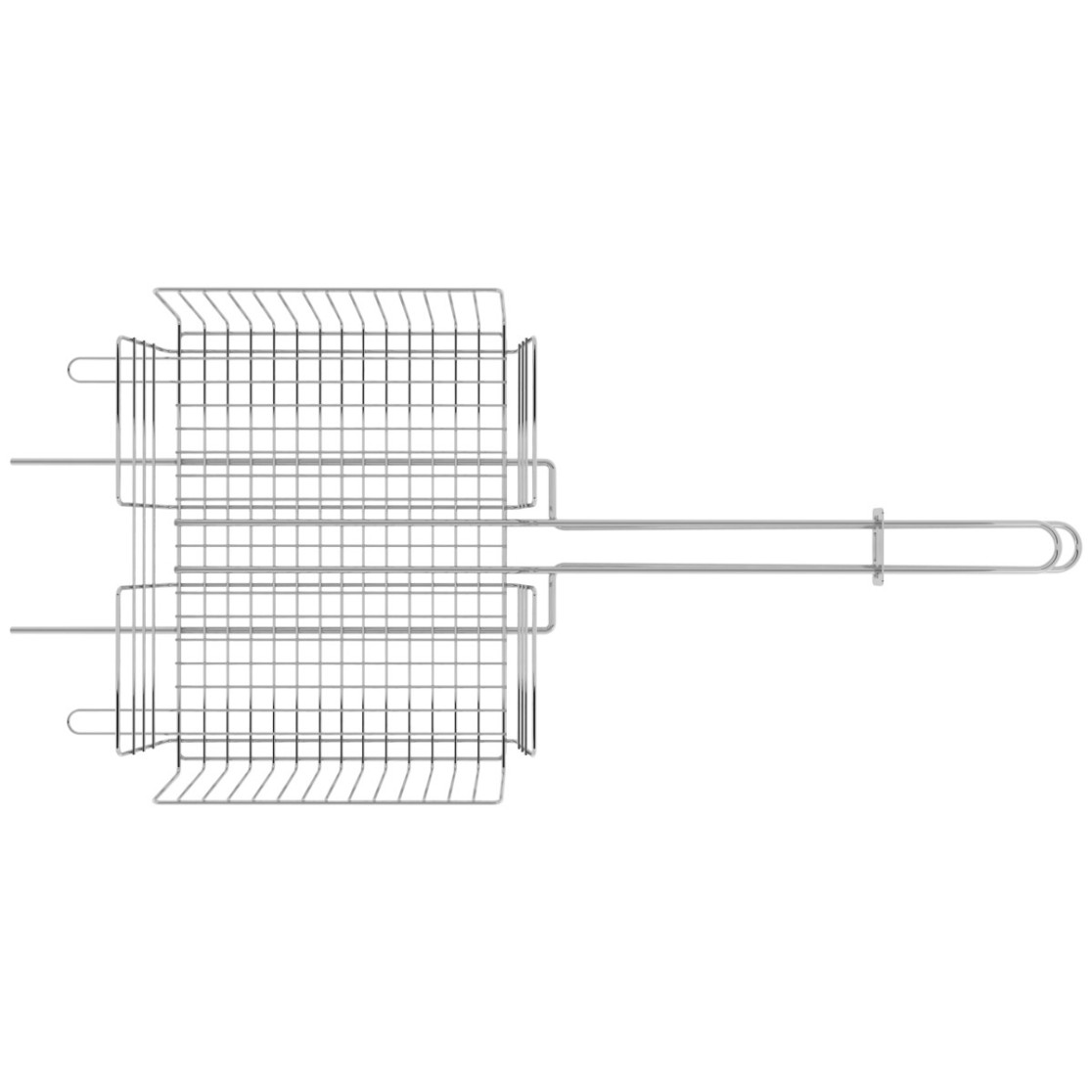 Grelha Multiuso Tramontina Churrasco em Aço Inox 70,2 x 31,5 cm