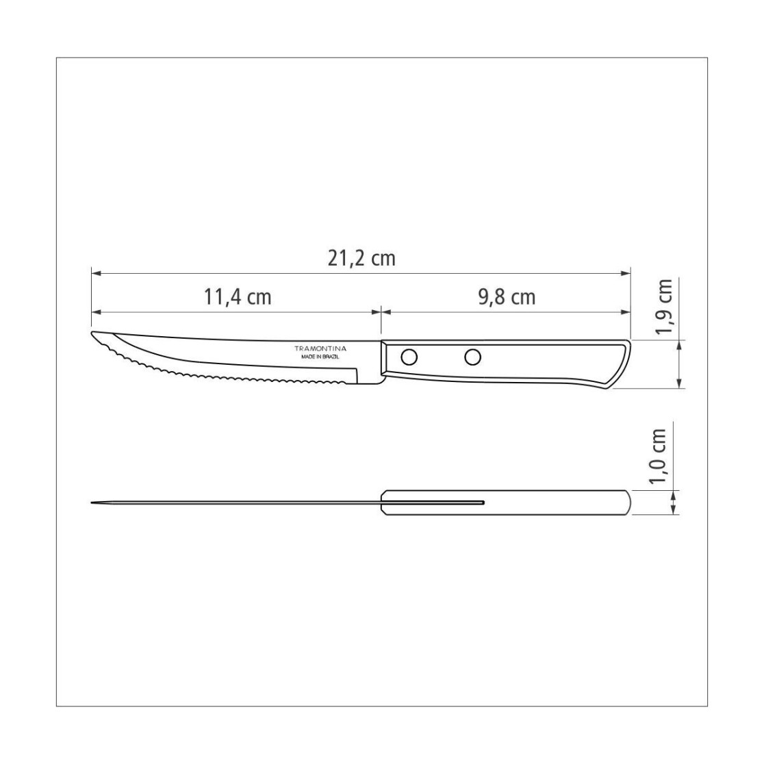 Conjunto de Facas para Churrasco Tramontina 5