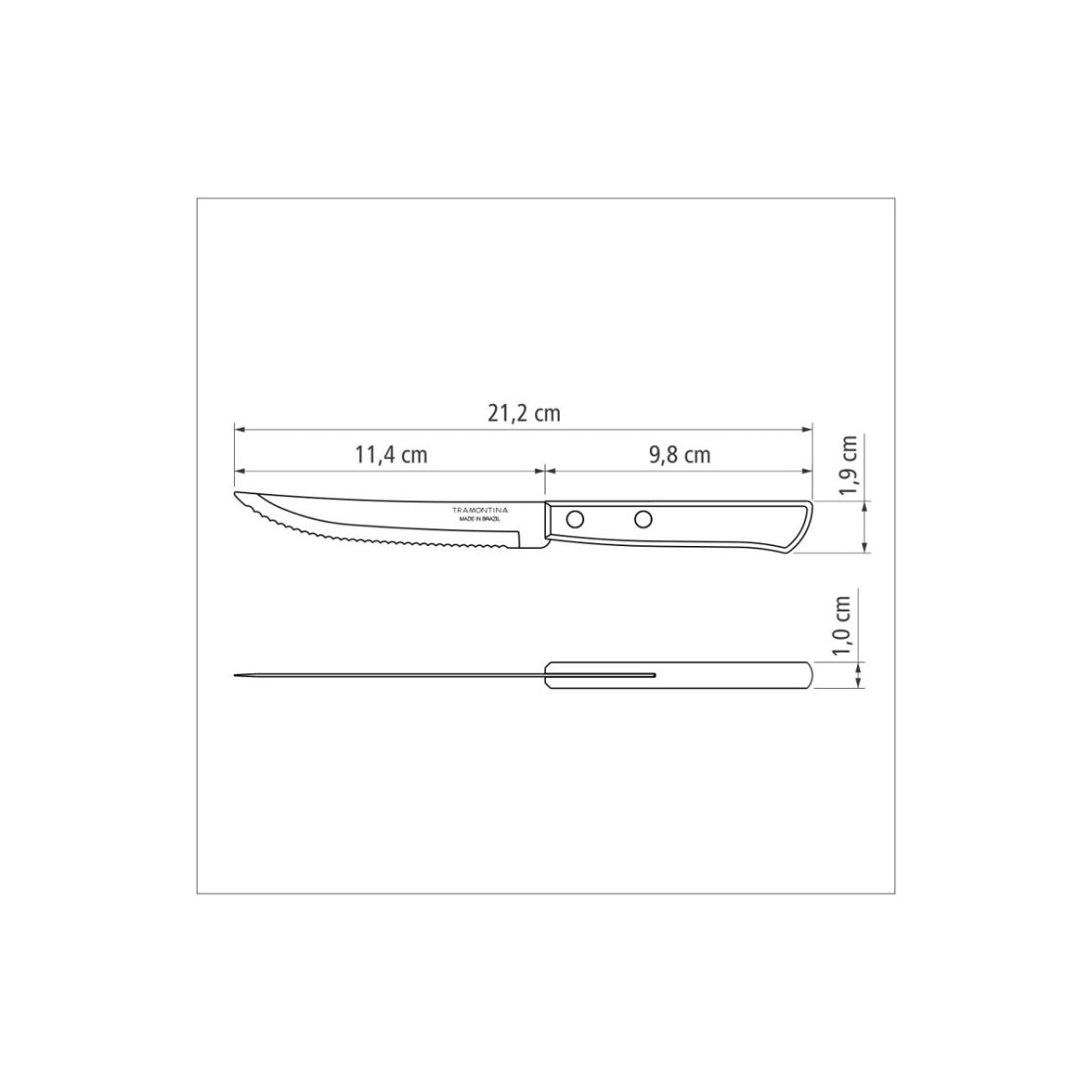 Conjunto de Facas para Churrasco Tramontina 5
