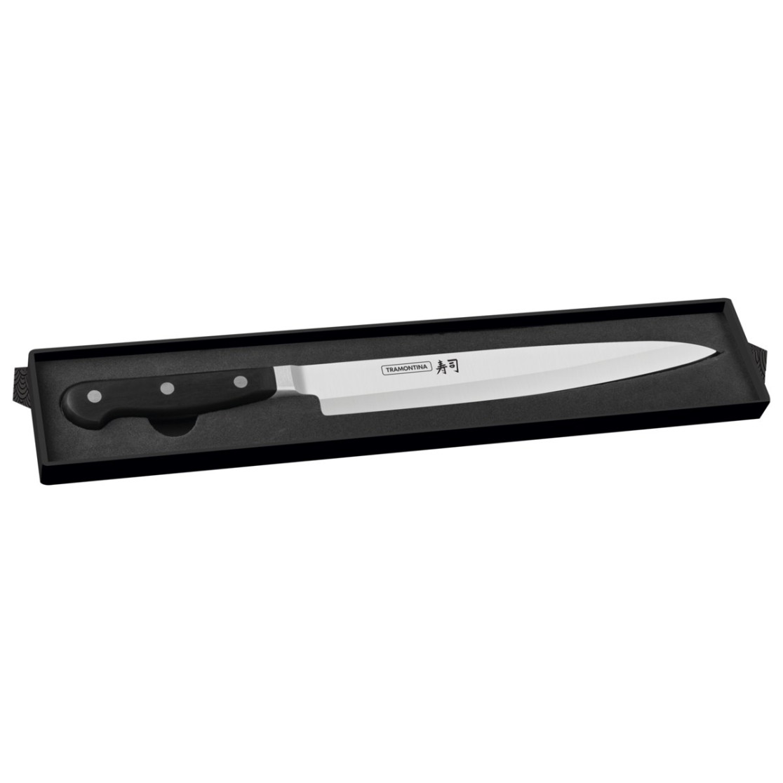 Faca Yanagiba Tramontina Sushi com Lamina em Aço Inox e Cabo de Policarbonato com Fibra de Vidro 9"