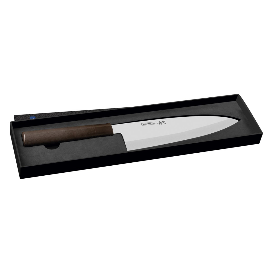 Faca Deba Tramontina Sushi com Lâmina em Aço Inox e Cabo de Nylon 8"