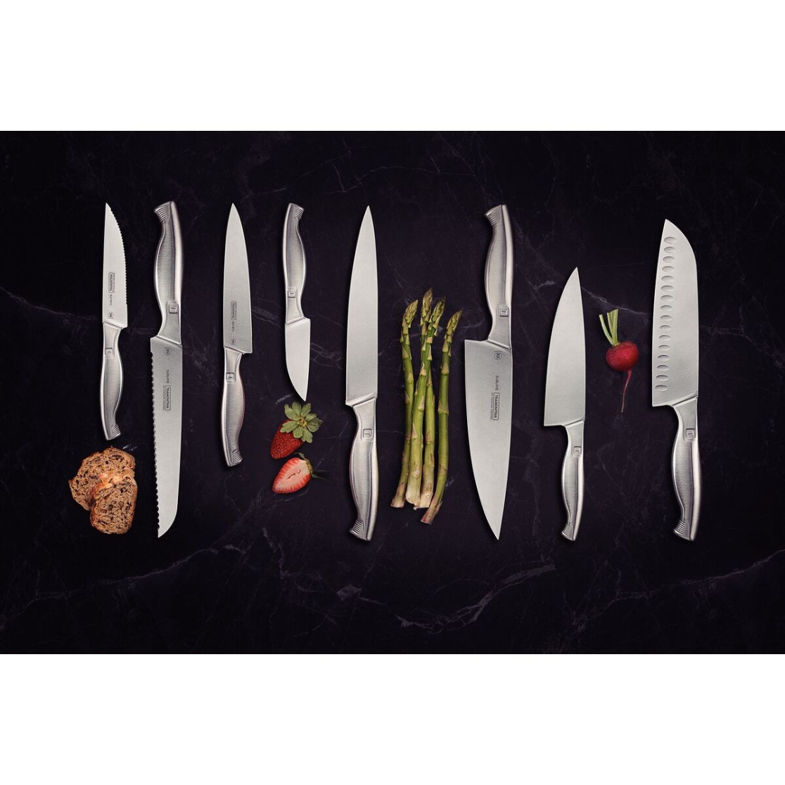 Faca Chef Tramontina Sublime em Aço Inox 6 polegada