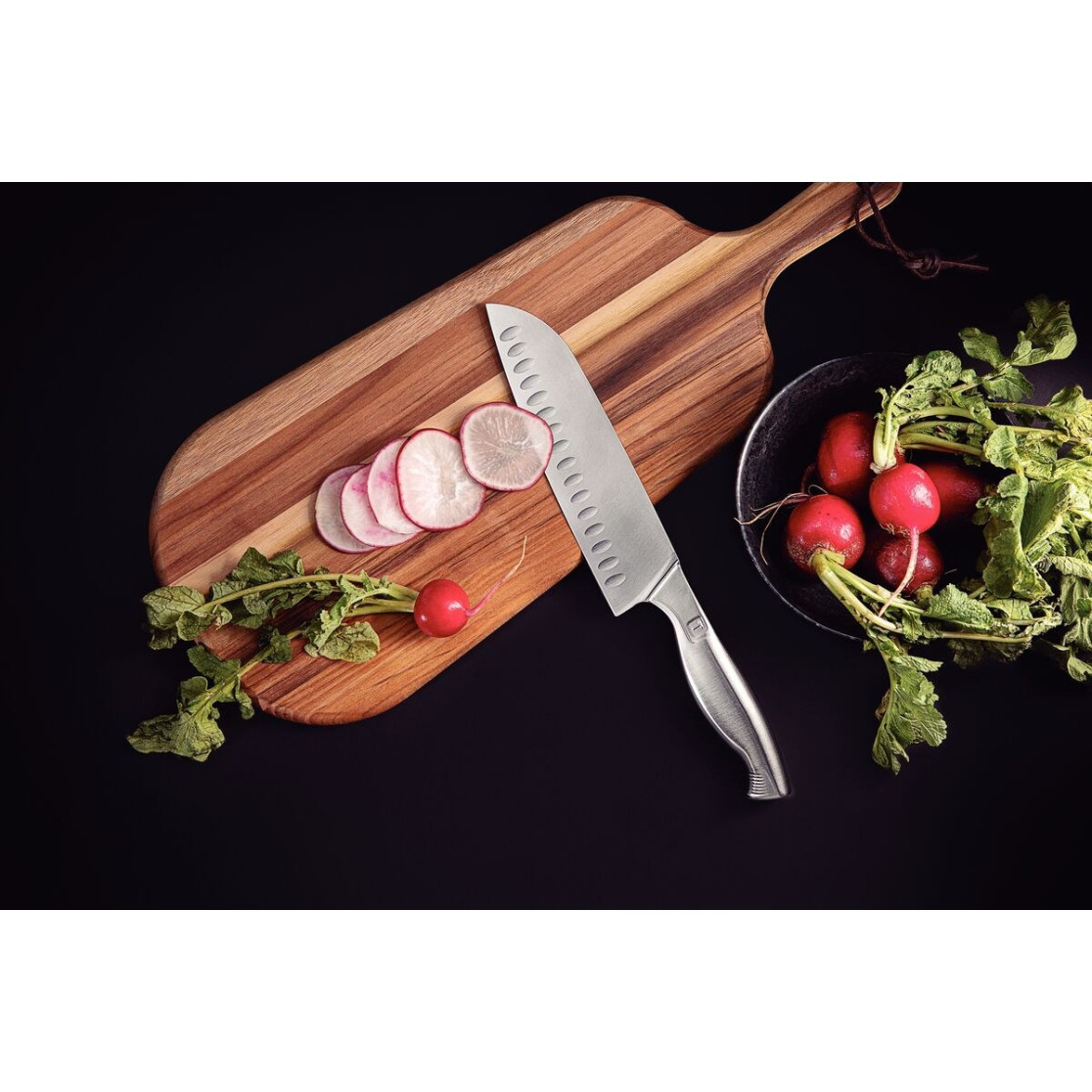 Faca Santoku Tramontina Sublime em Aço Inox 7,5 polegada