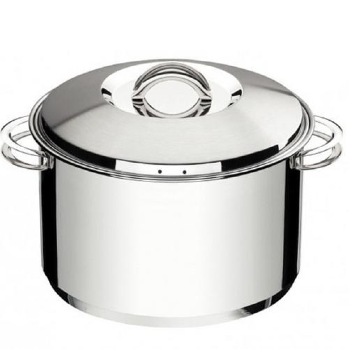 Caçarola Tramontina Solar Funda em Aço Inox Fundo Triplo com Tampa e Alças 20 cm 3,6 L