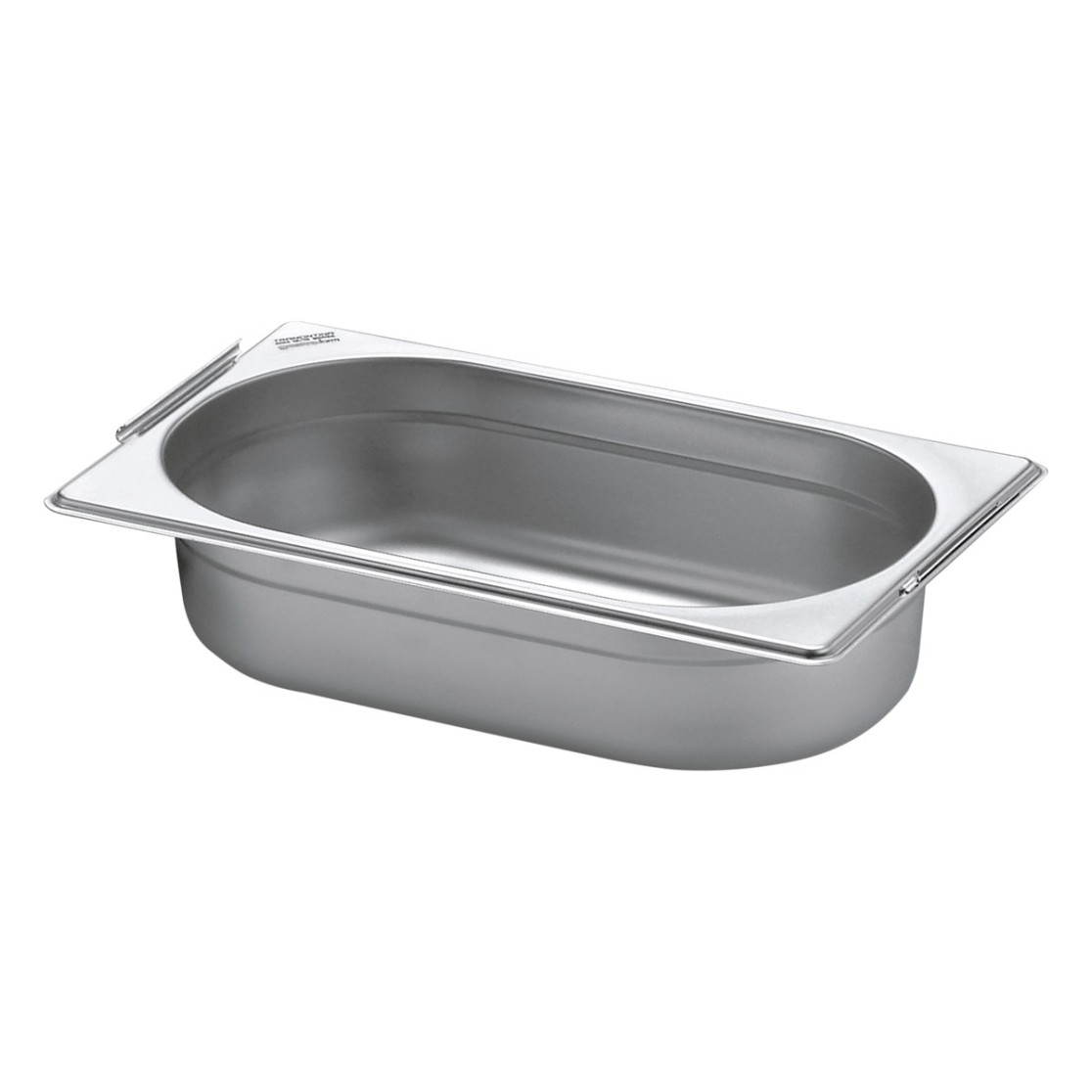 Cuba Tramontina 1/4 em Aço Inox com Alças Moveis Profundidade 65 mm - Aço 304
