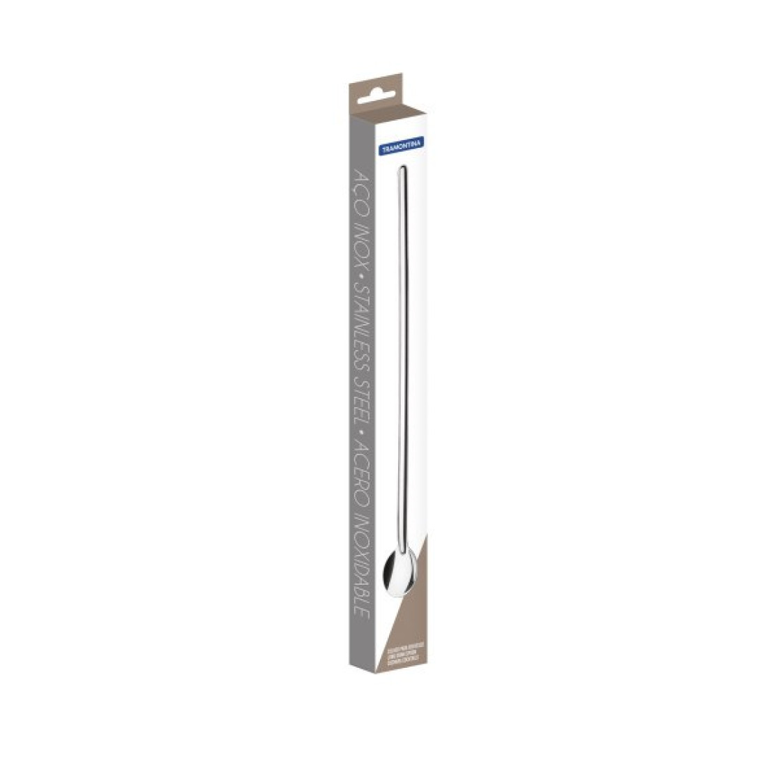 Colher Tramontina Utility para Coquetel em Aço Inox 30cm