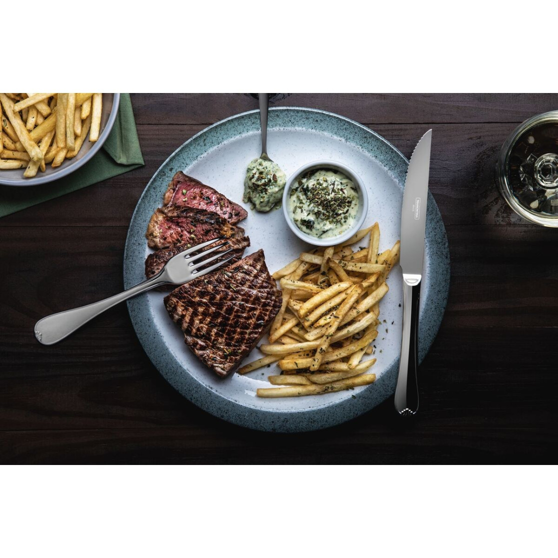 Faca para Churrasco Tramontina Vicenza Forjada em Aço Inox