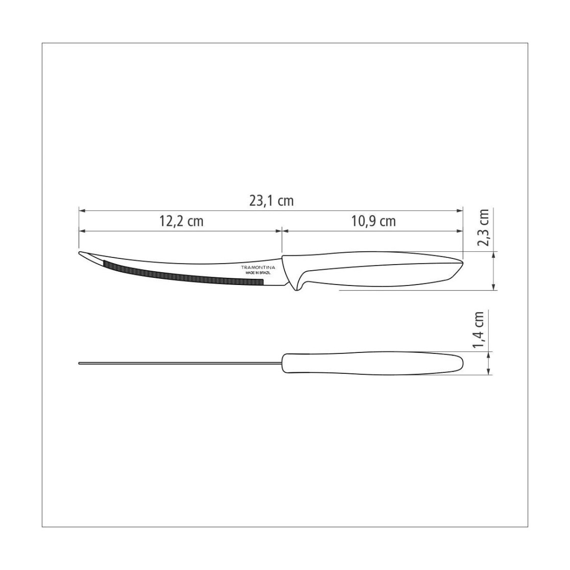 Kit 10 Faca para Tomate 5
