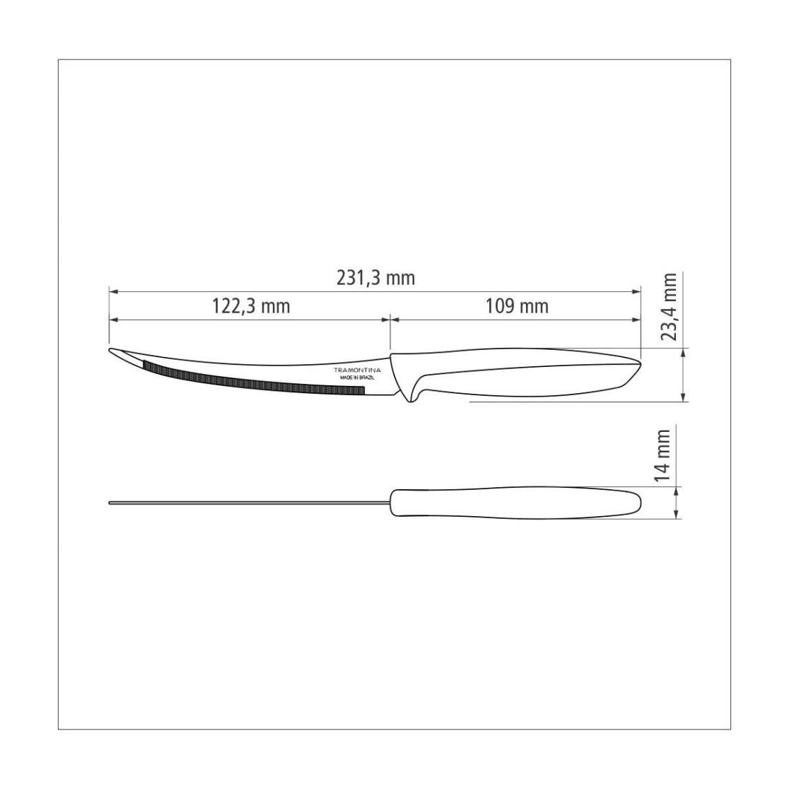 Kit 10 Faca para Tomate 5