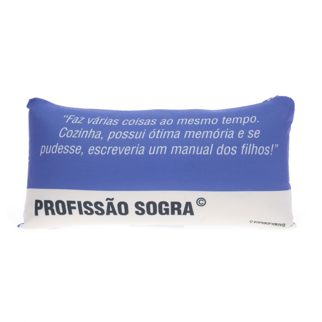 Almofada Fibra 20x40cm Profissão Sogra - Zona Criativa
