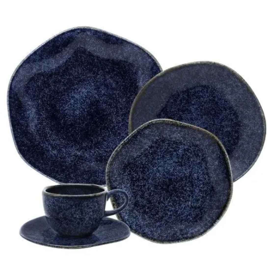 APARELHO DE JANTAR 30PCS SAFIRA AZUL