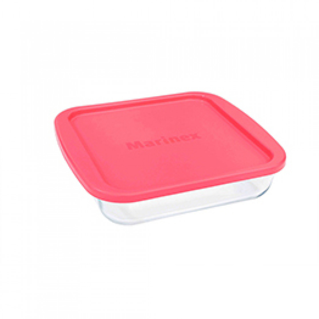 Assadeira Quadrada Com Tampa 1,1L Marinex