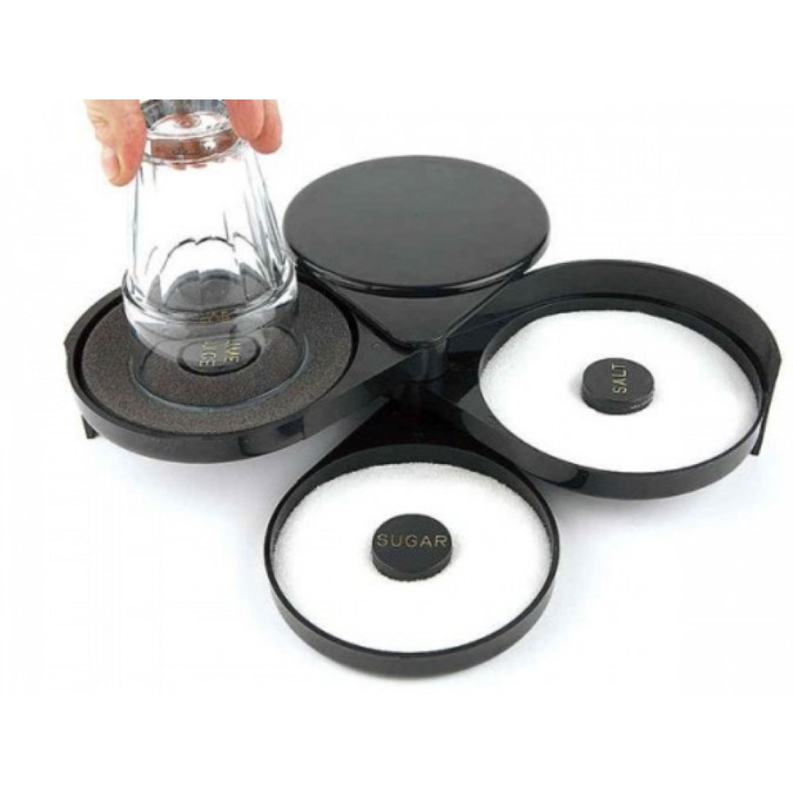 Bordeador de Copos Com 3 Divisões