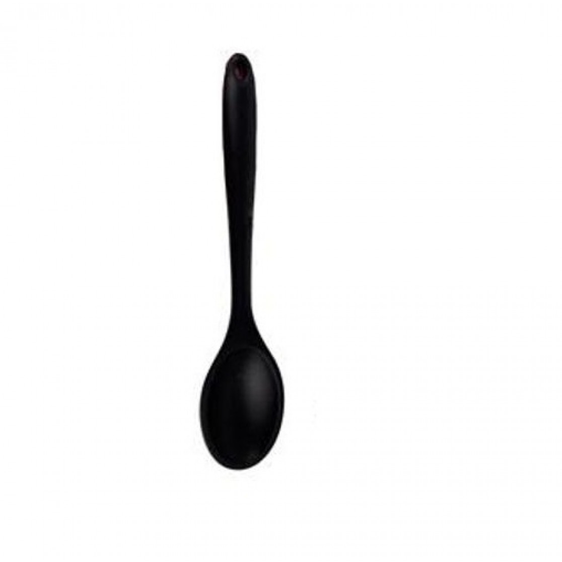 Colher de Silicone Preta 28cm Mimo