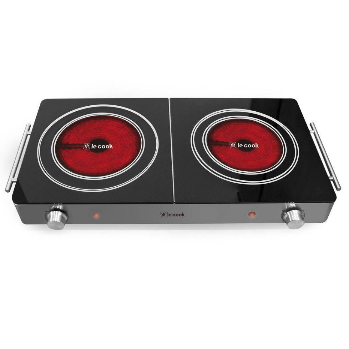 Cooktop Portátil Elétrico 3000W Vitrocerâmico 2 Bocas 220v