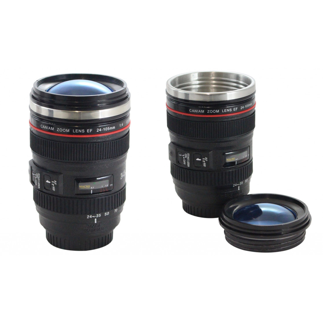 Copo Térmico Lente Câmera Fotográfica 400ml - Zona Criativa
