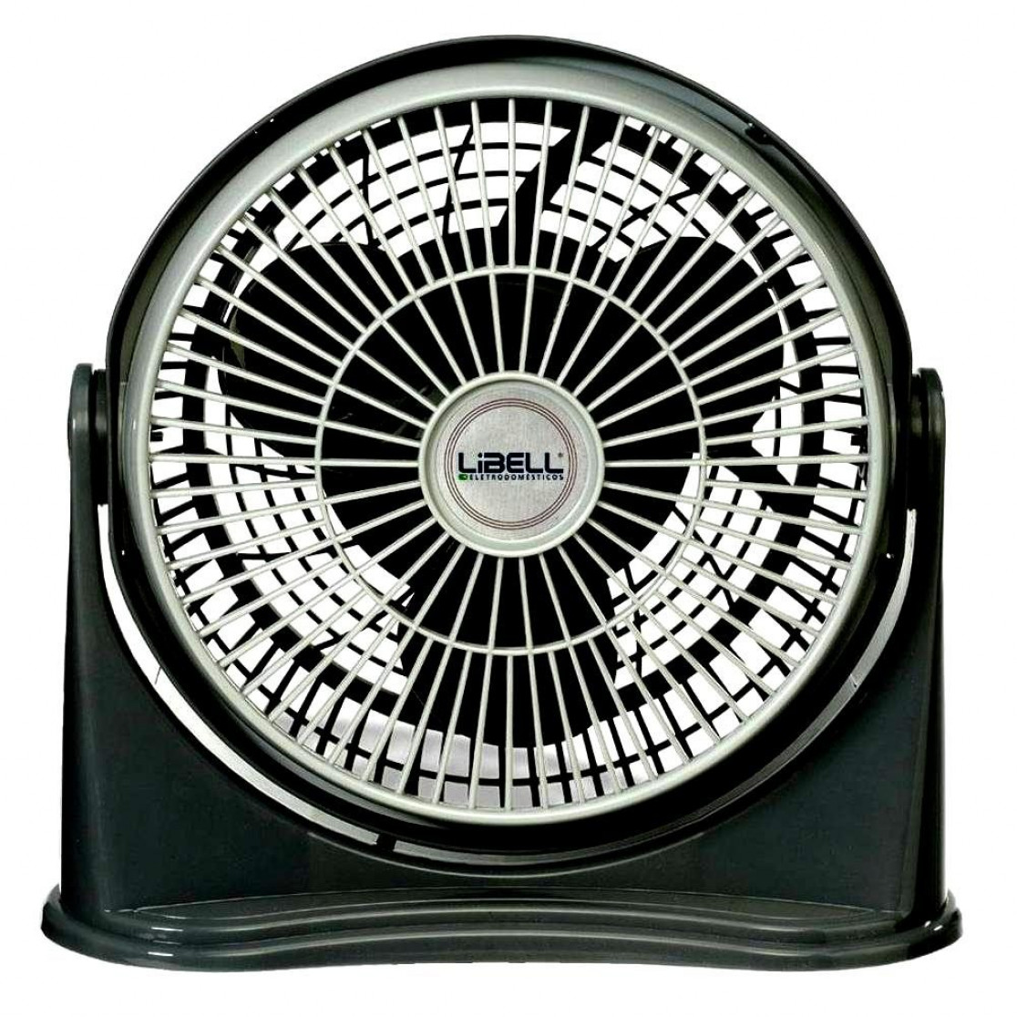 Ventilador Libell Style Preto 20cm, 3 Velocidades