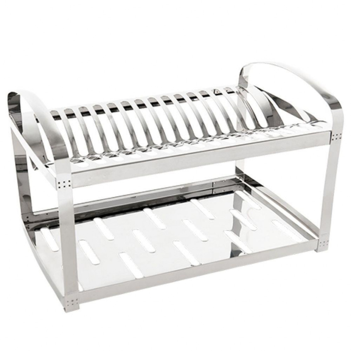 Escorredor Para 12 Pratos Aço Inox Suprema Brinox - 2