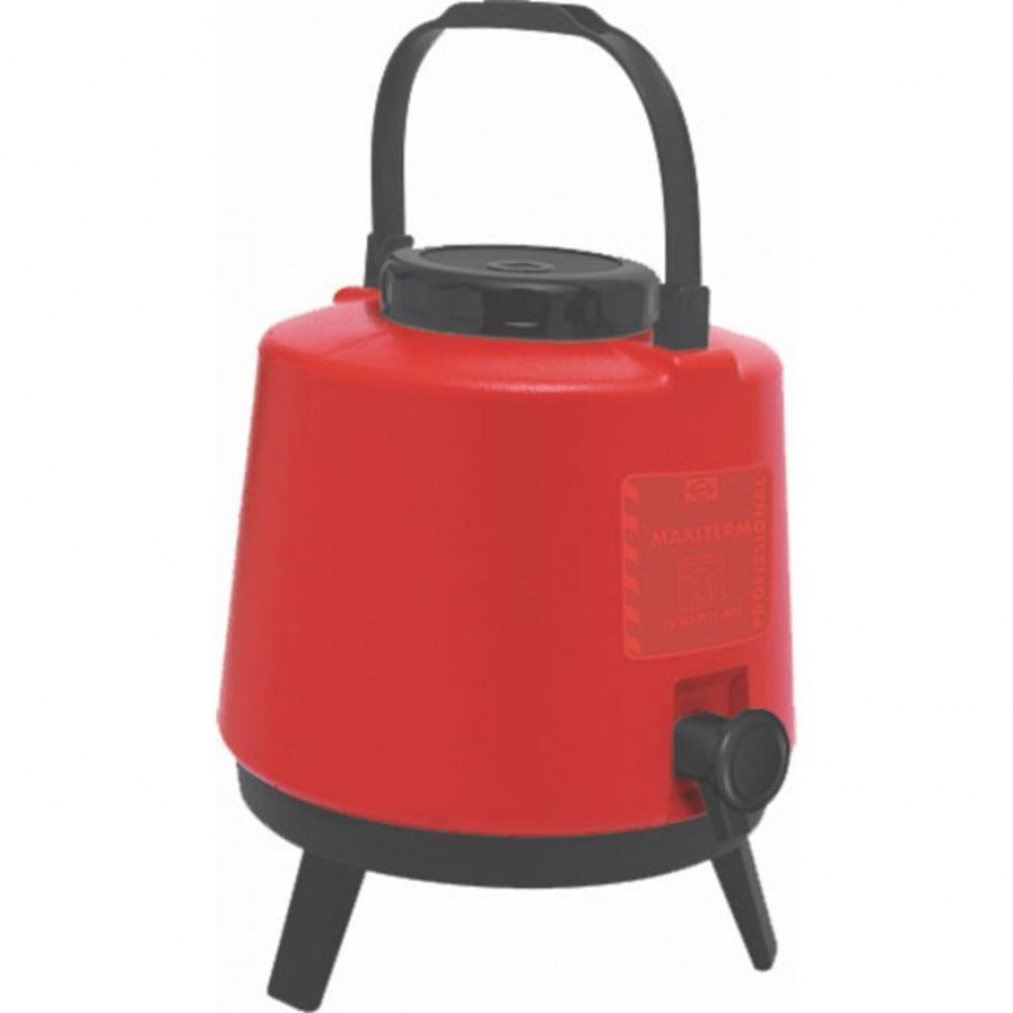 Garrafa Térmica 6 Litros Com Torneira Termolar Maxitermo Vermelho