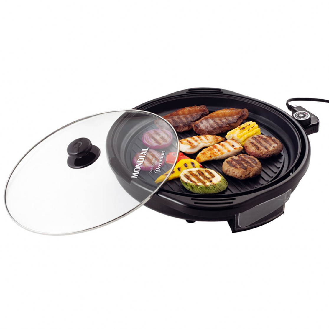 Grill Redondo Grill 2 em 1 G-04 - Mondial