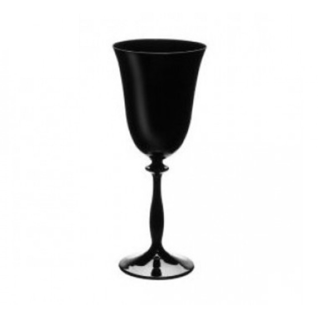JOGO 6 TACAS P/VINHO  BLACK ANGELA-BOHEMIA