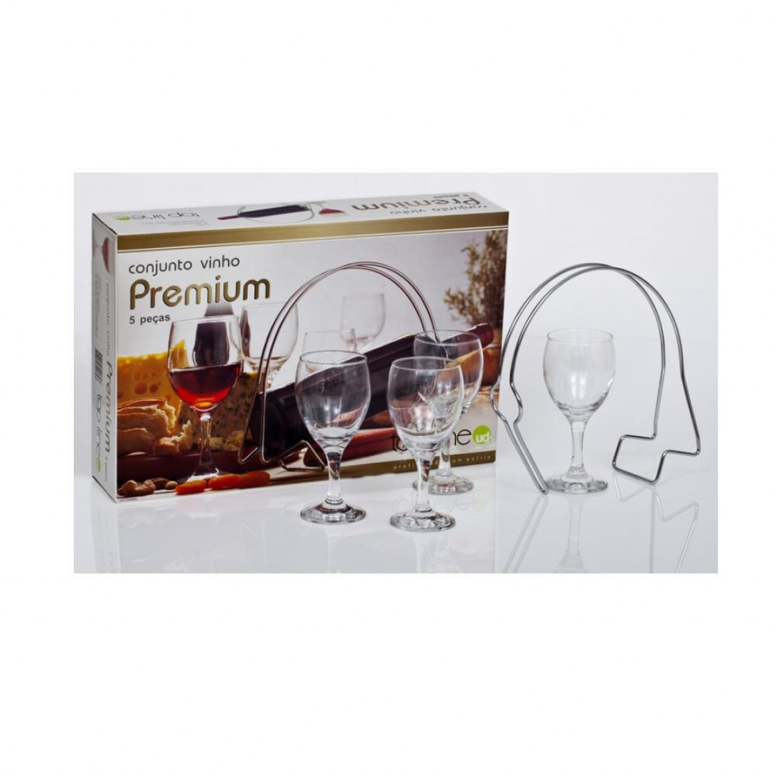 Conjunto Para Vinho Premium Com 5 Peças - Top Line