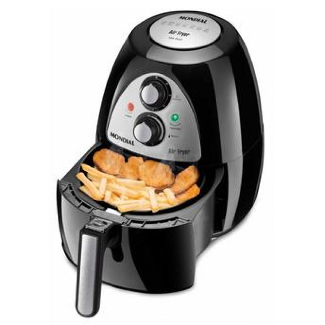 Fritadeira Sem Óleo Mondial Air Fryer AF-03 2,7 Litros Preta (