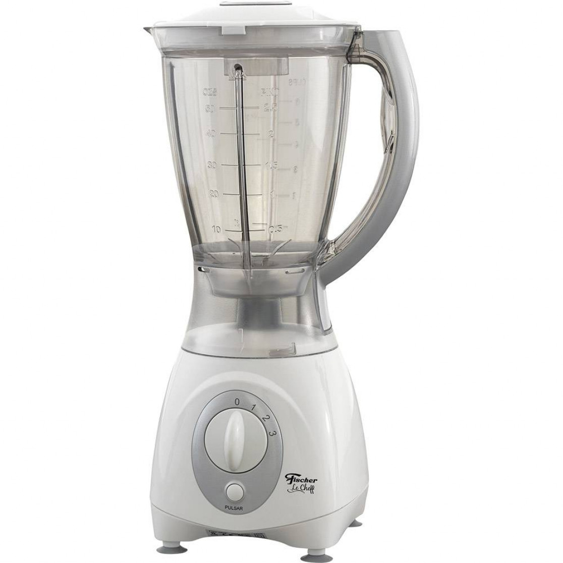 Liquidificador Fischer Le Cheff 3 velocidades Branco 220v