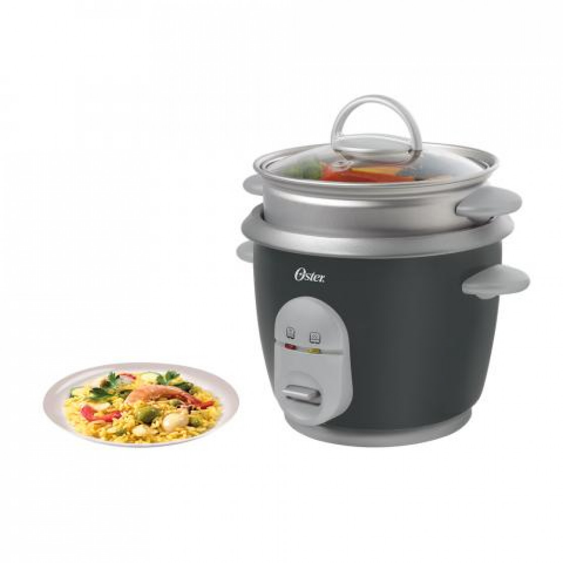 Panela Elétrica de Arroz Oster 3 Copos  Cinza 220V