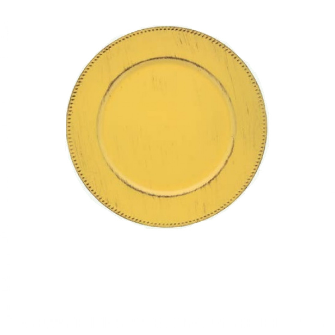 Sousplat Poa Amarelo - Mimo