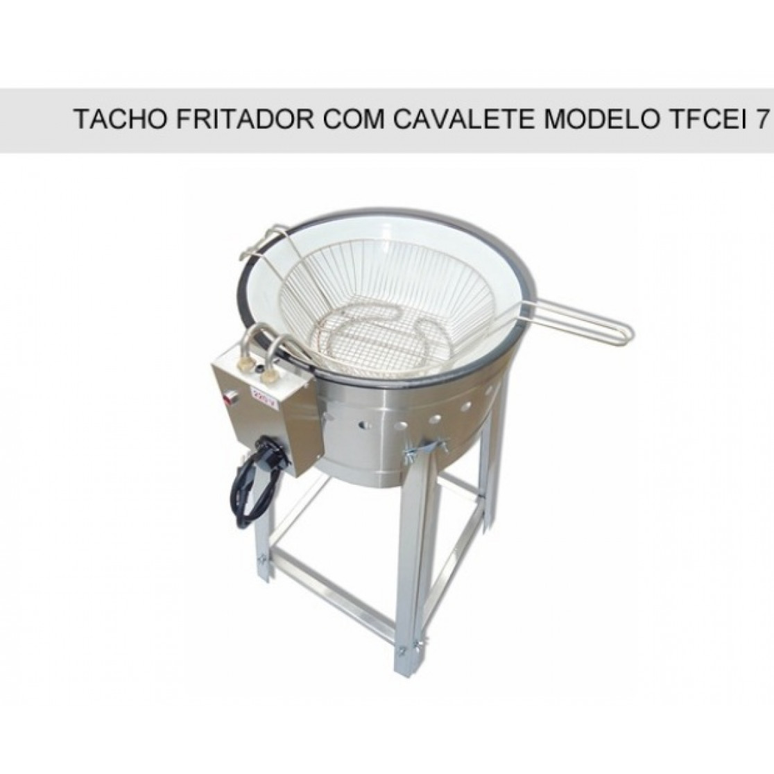 Tacho Fritador Pasteleiro Elétrico 7 Lts - 220v Ital Inox