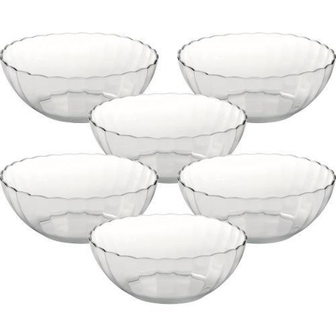 Conjunto De Sobremesa Tigela Bella 3,1l Grande - 6 Peças - Marinex
