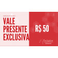 Cartão Presente Voucher R$ 50,00 - Exclusiva Utilidades