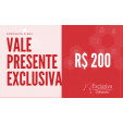 Cartão Presente Voucher R$ 200,00 - Exclusiva Utilidades