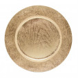 Sousplat Texture Madel Dourado 33 cm - Wincy
