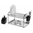 Escorredor de Pratos Inox com Dispenser Suprema - Brinox