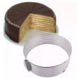 Aro Cortador Para Bolo 7 Camadas Aço Inox Ajustável Carol