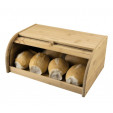 Porta Pão Pães Torrada em Bambu Natural - Dynasty