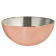 Tigela Bowl De Inox Bronze 24x12 Cm - Mimo