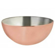 Tigela Bowl De Inox Bronze 28x13 Cm - Mimo