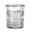 Jogo de 6 Copos Liverpool Gold Rim para Whisky - L'Hermitage