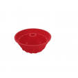 Forma para Bolo e Pudim em Silicone 21 cm Vermelho - Clink